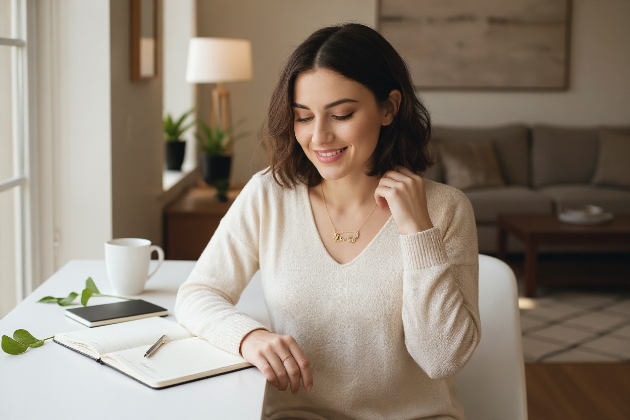 10K Personalized Name Pendant