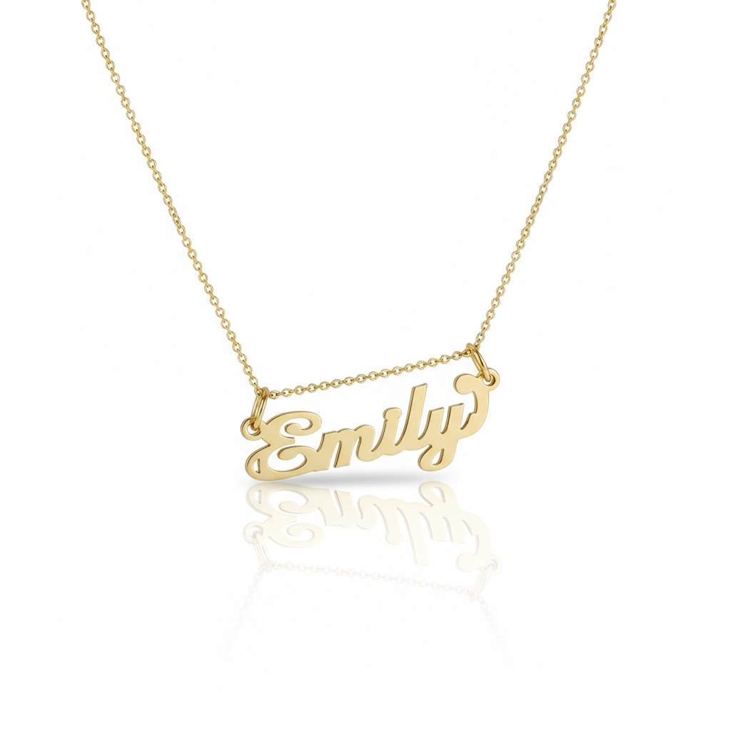 10K Personalized Name Pendant