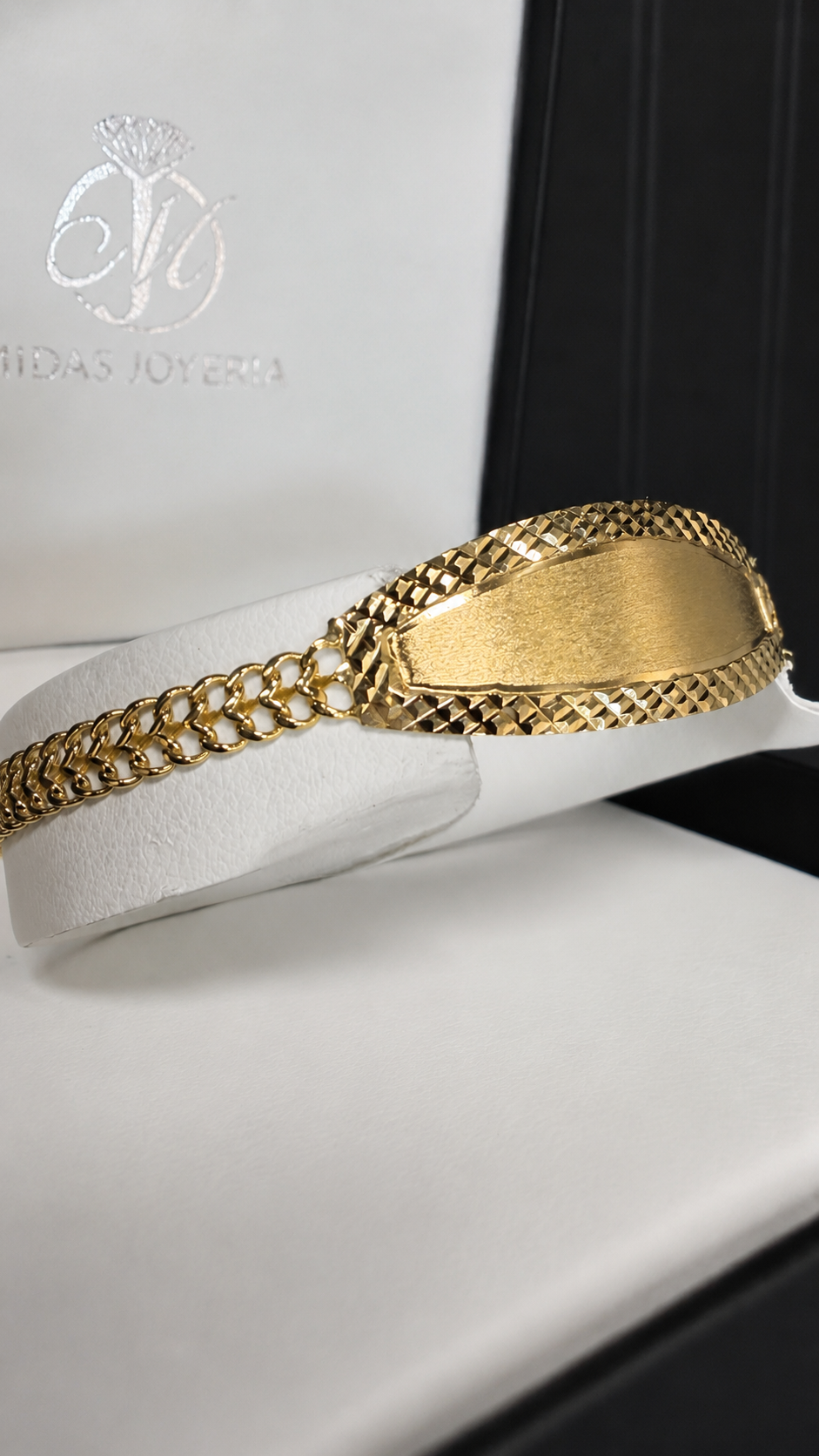 10K Gold Petatillo ID Bracelet