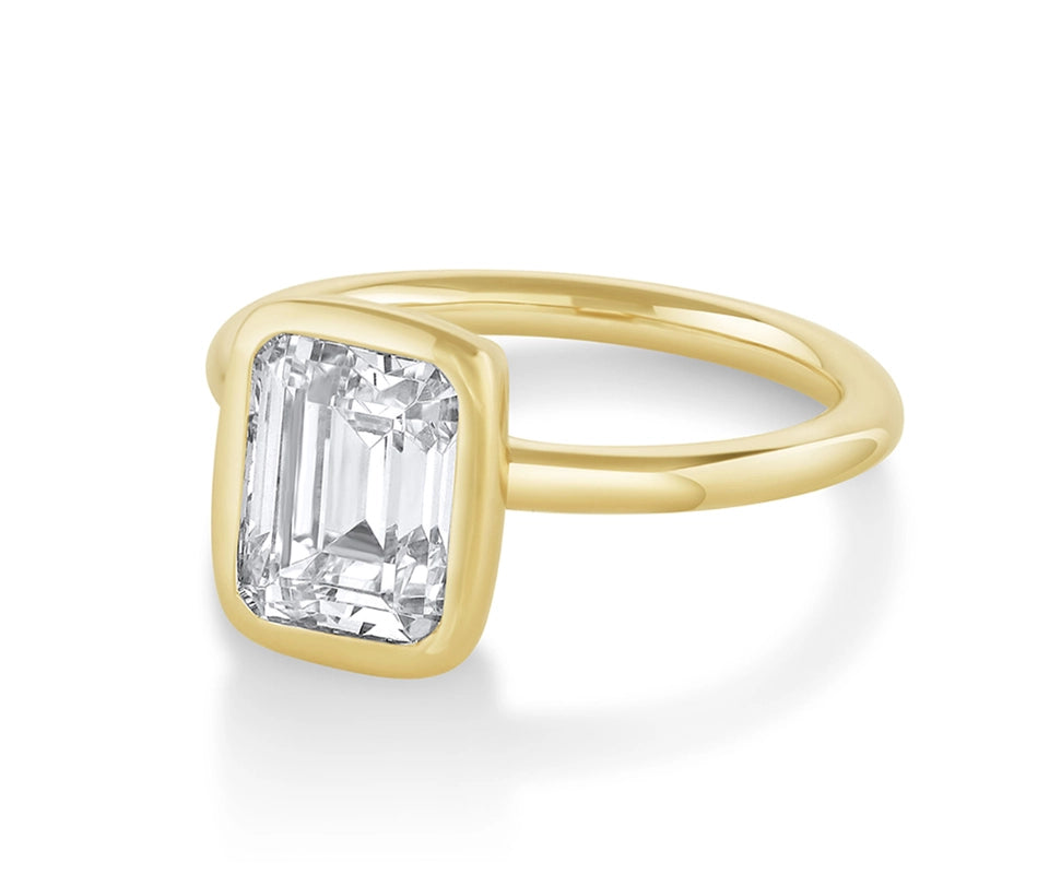 Bezel engagement ring example