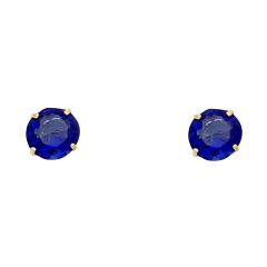 14KY RD 5mm Earrings w/Screw (SEP)