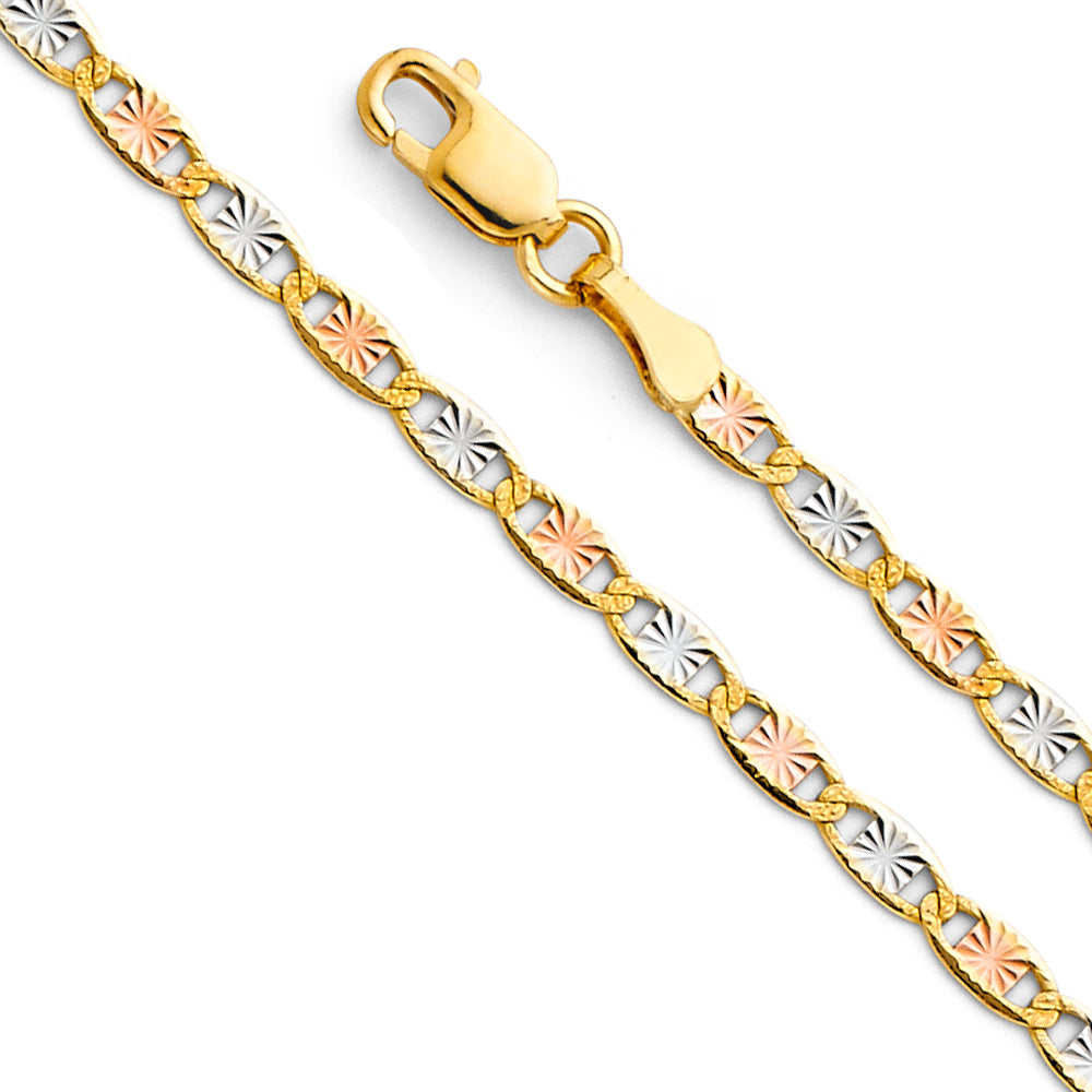 14K 3C 2.6mm Valentino Star Chain 24''