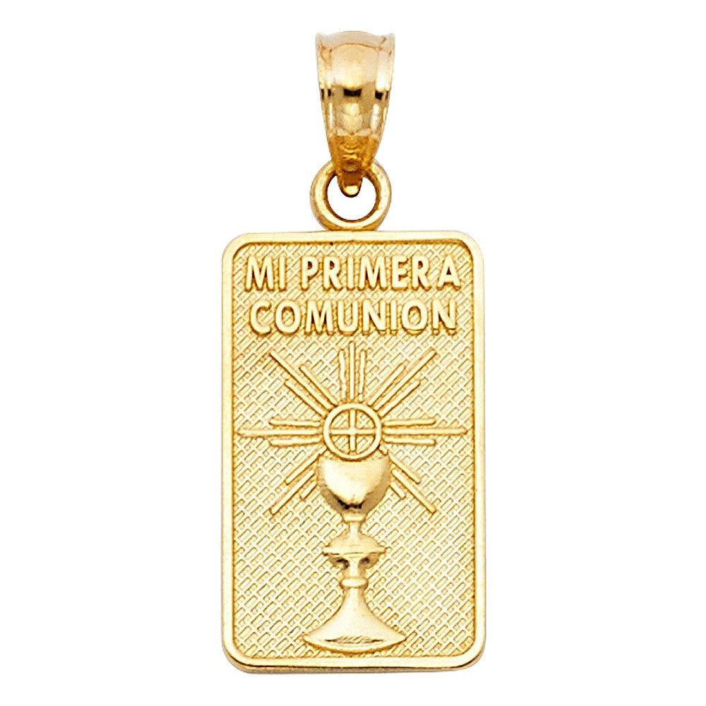 14K 1ra Communion Religious Pendant