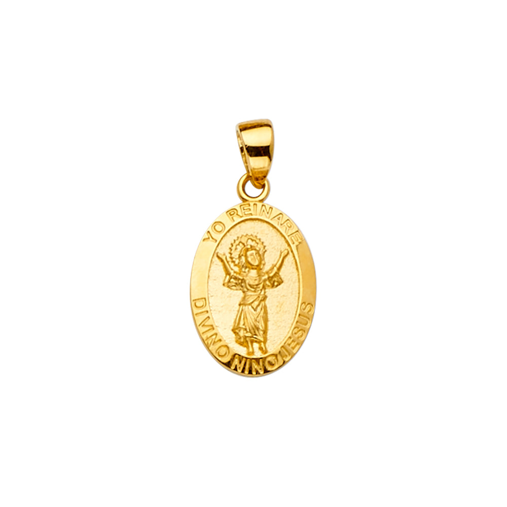 14KY Divino Nino Jesus Pendant