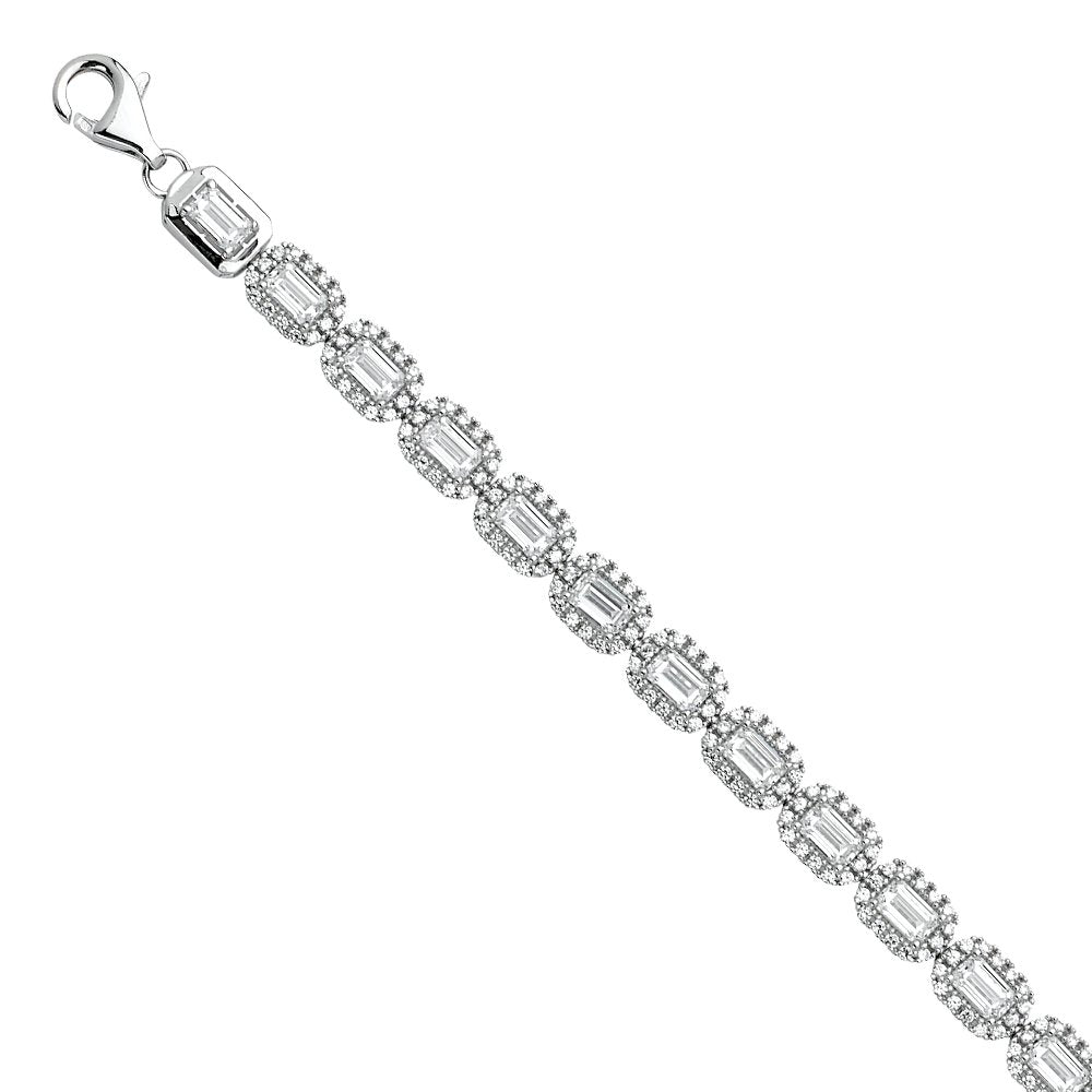 14KW Swarovski CZ Bracelet