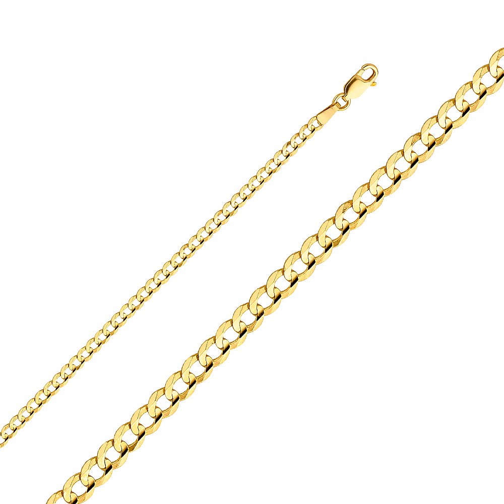 14KY 3.2mm Cuban Chain 20''