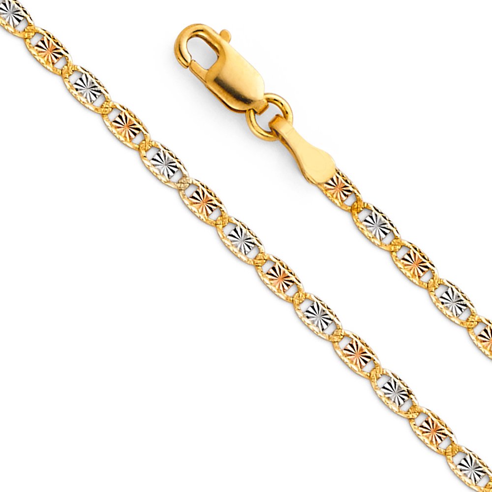 14K 3C 2mm Valentino DC Chain  20