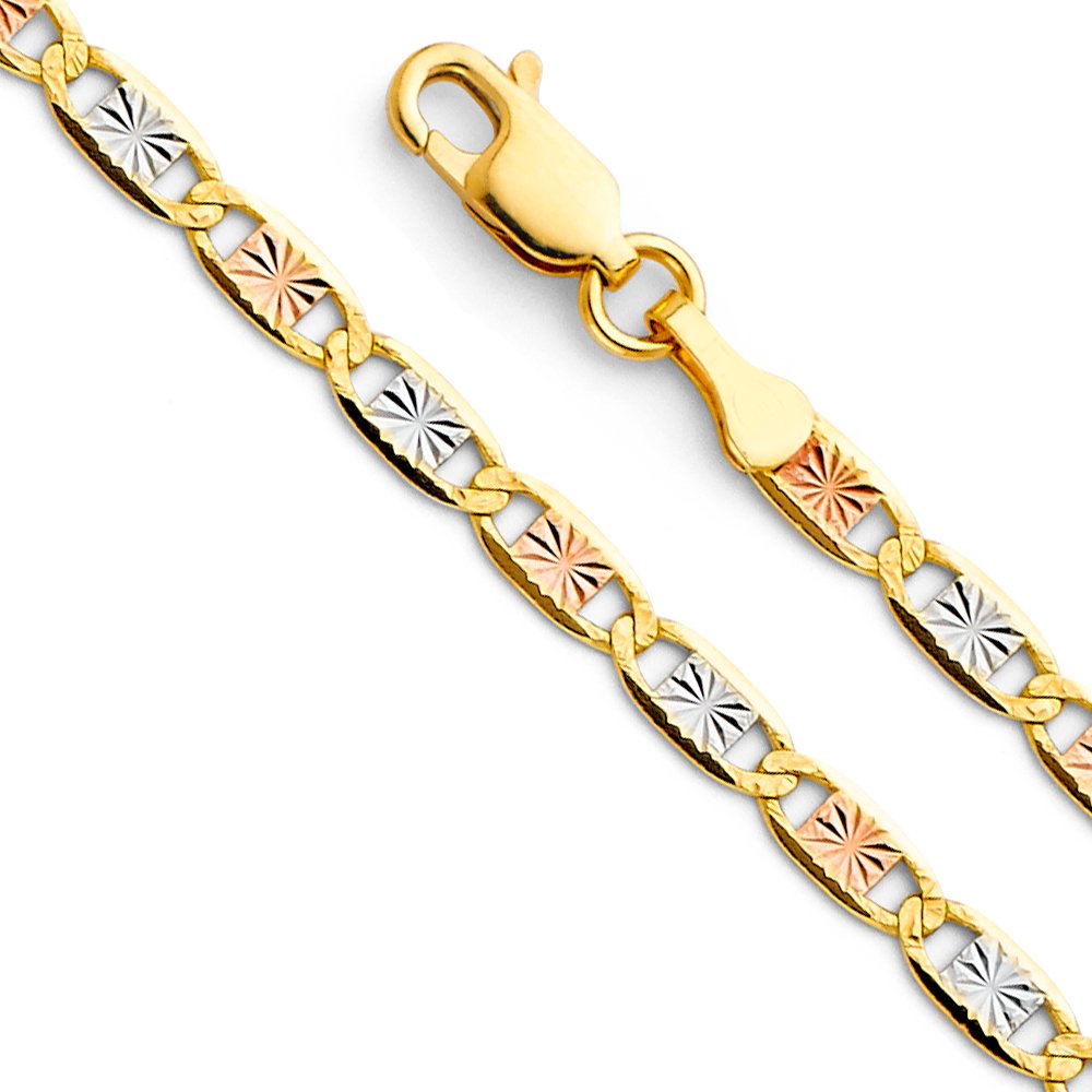 14K 3C 3.3mm Valentino Star Chain 20''