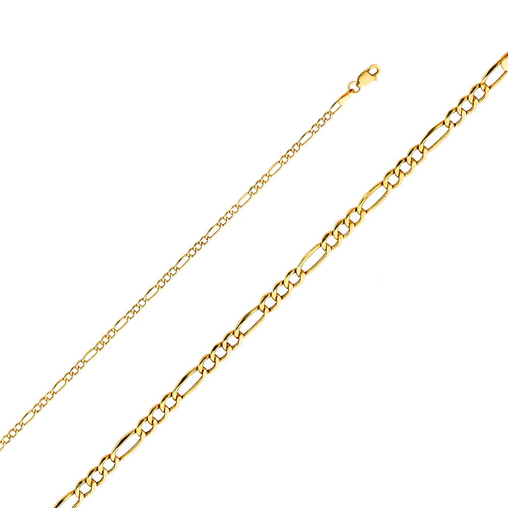 14KY  Figaro 3+1 2.6mm Chain  20''