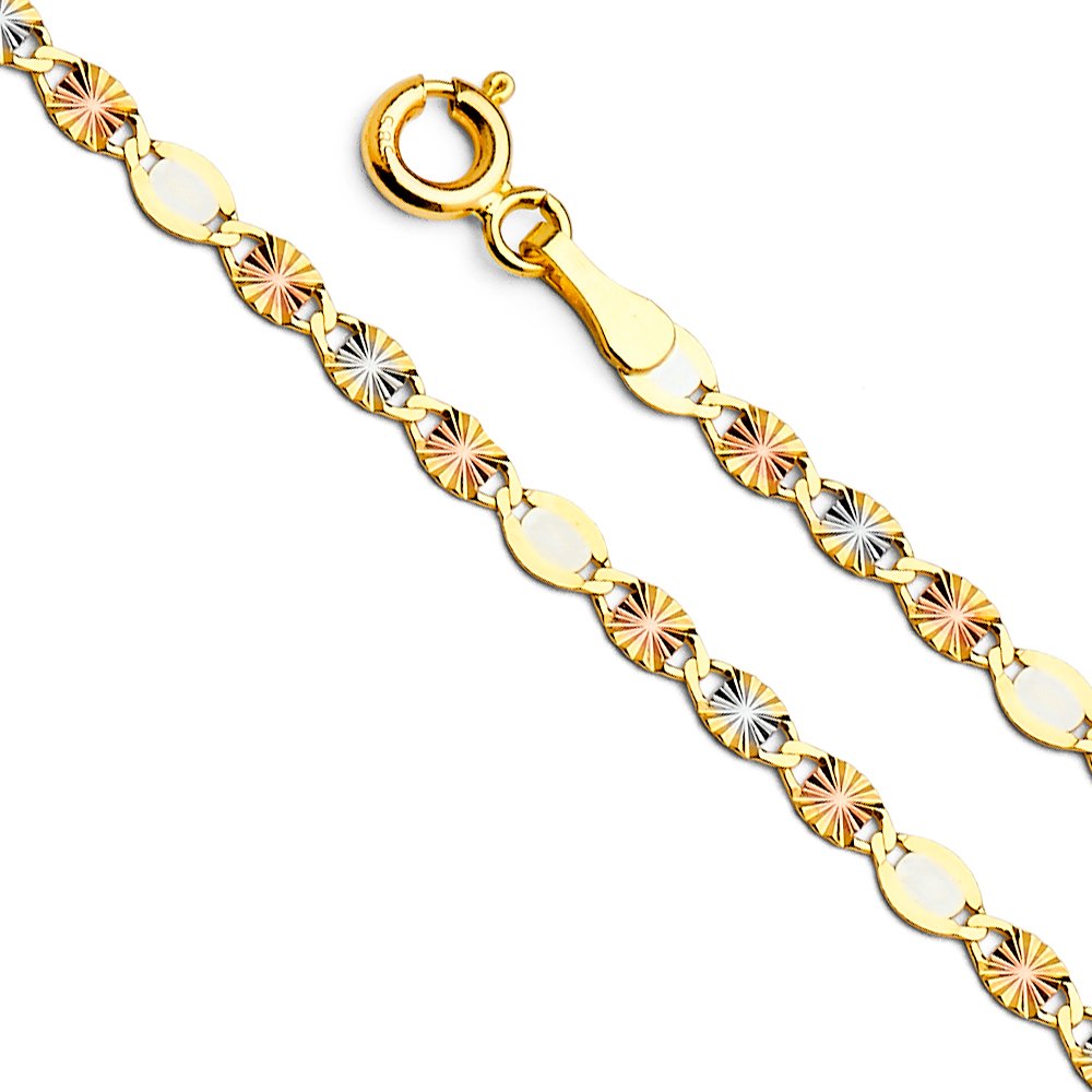 14K 3C 2.6mm Valentino Chain 16''