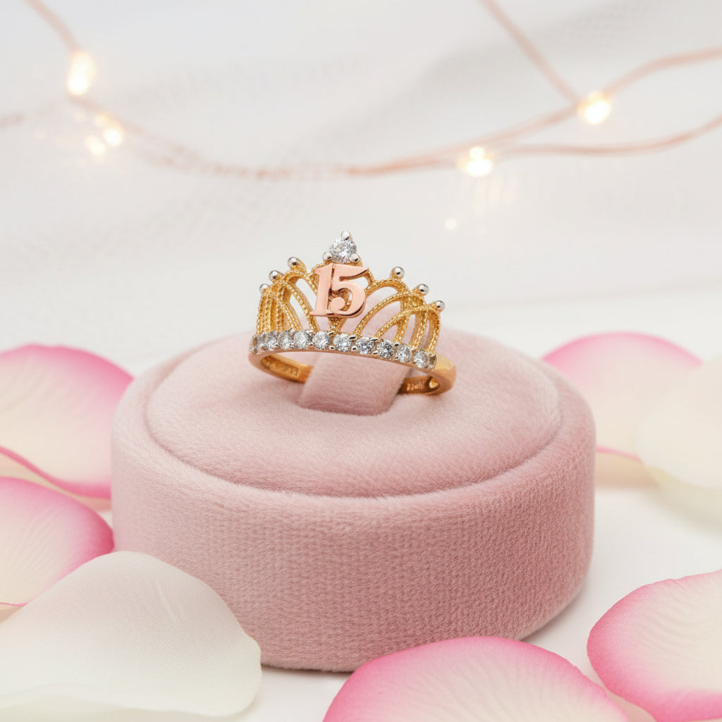 新品❗️未開　Crown  15years OLD 14K Tri-Color 
