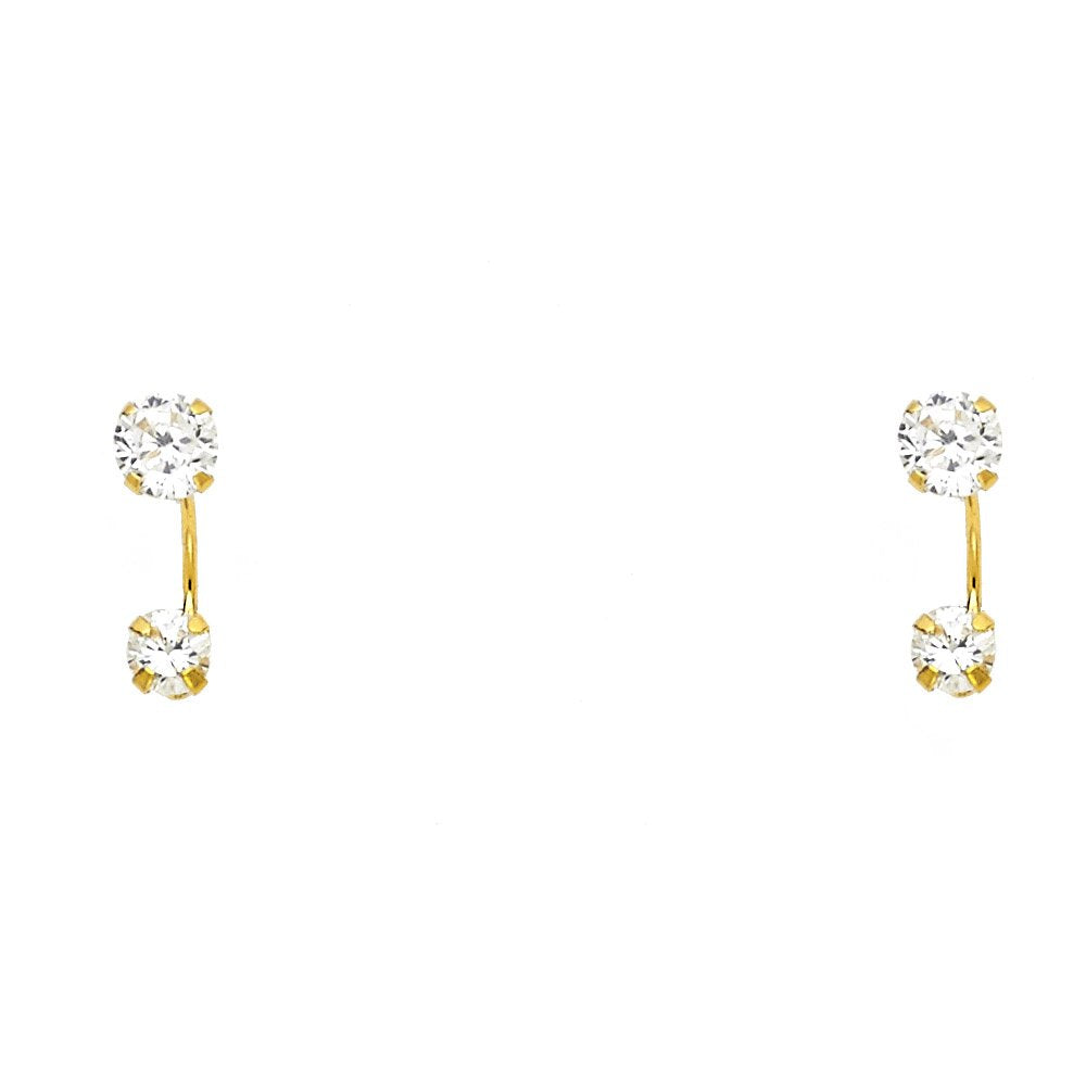 14KY Stud Earrings