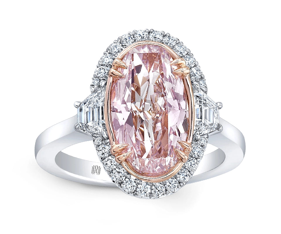 Halo engagement ring example