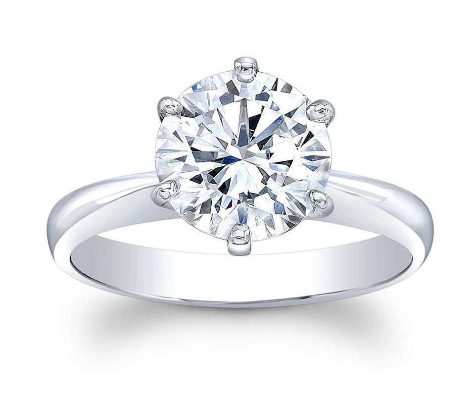 Solitaire engagement ring example